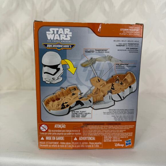 5 for $25| Star Wars The Force Awakens Micro Machines Stormtrooper Play Set - Picture 2 of 6